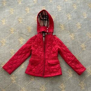 Kids Burberry Raincoat/Puffer Jacket